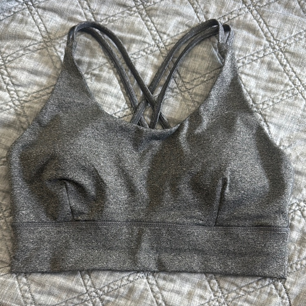 Gray Women's Sports Bra (M)